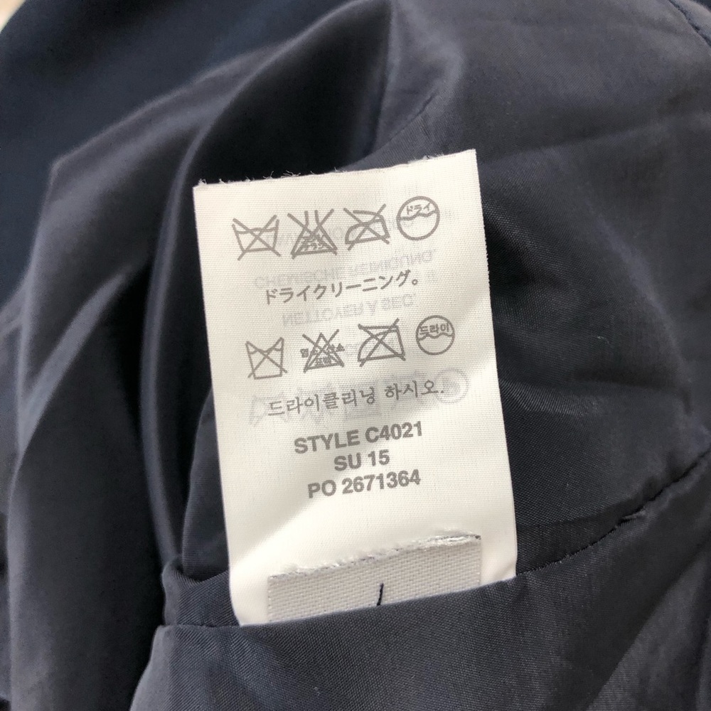J Crew Cotton Blend Navy Blue Ladder Stitch Pockets Sheath Career Dress 10P - Picture 10 of 15